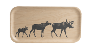 The Moose Family, Nordic Tray 43 x 22 cm