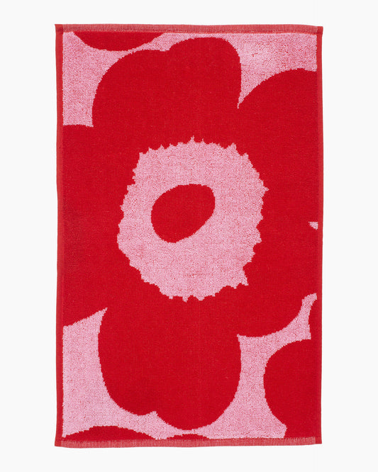 Red and Pink Unikko Guest Towel, 30cm x 50cm