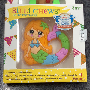 Silli Chews Baby Teether - Mermaid