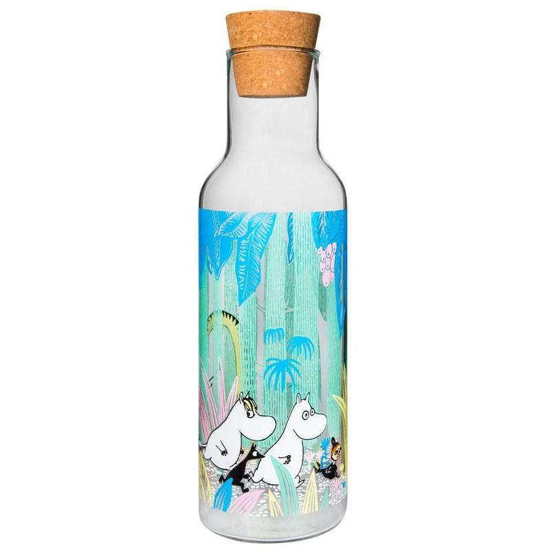 Moomins in the Jungle, Glass Bottle with Cork