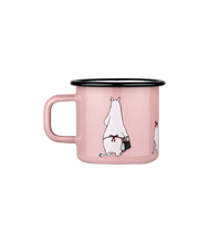 Retro Pink Moominmama Enamel Mug- 370ml