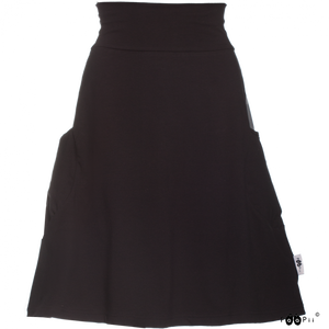 Pisara hame skirt, BLACK / GREY