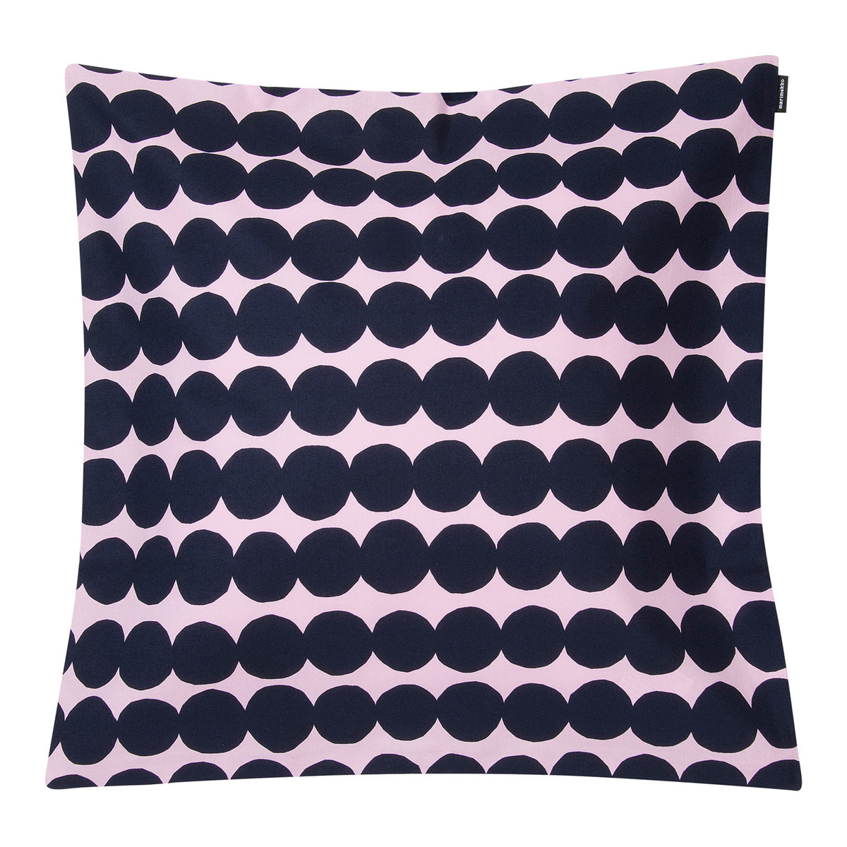Navy/Pink Räsymatto Cushion Cover 50x50cm
