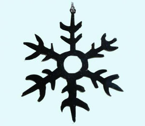 Metal Snowflake Christmas Ornament