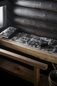 OTSO Sauna Cover Black- Linen 46 x 60 cm