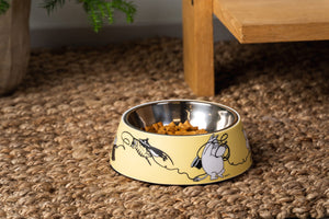 Moomin Medium Pets Food Bowl- Yellow