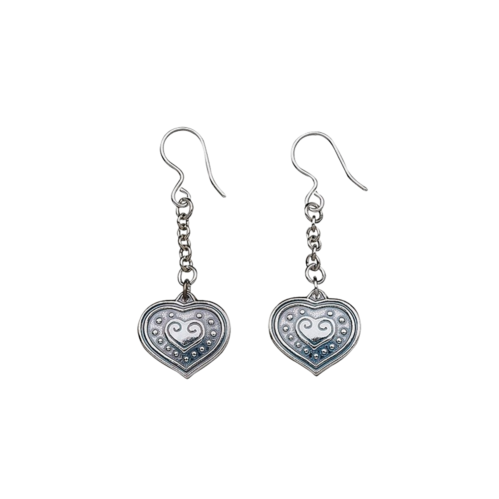 Kalevala Eura Heart Silver Earrings