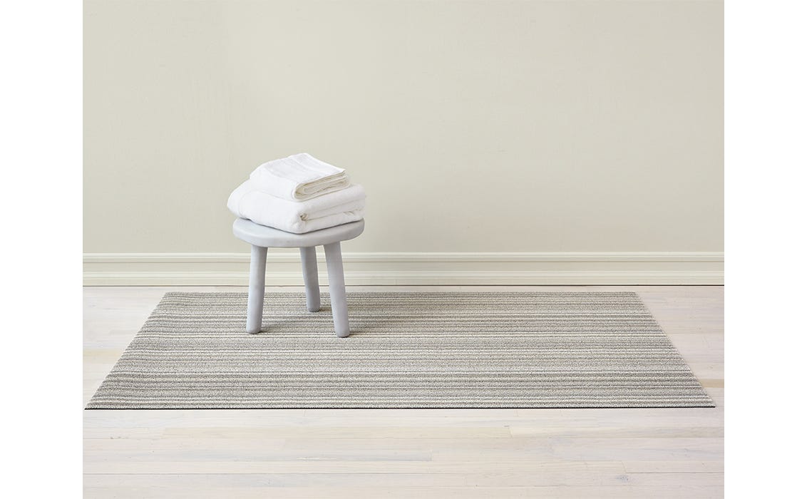 Skinny Stripe Shag Mat – Birch